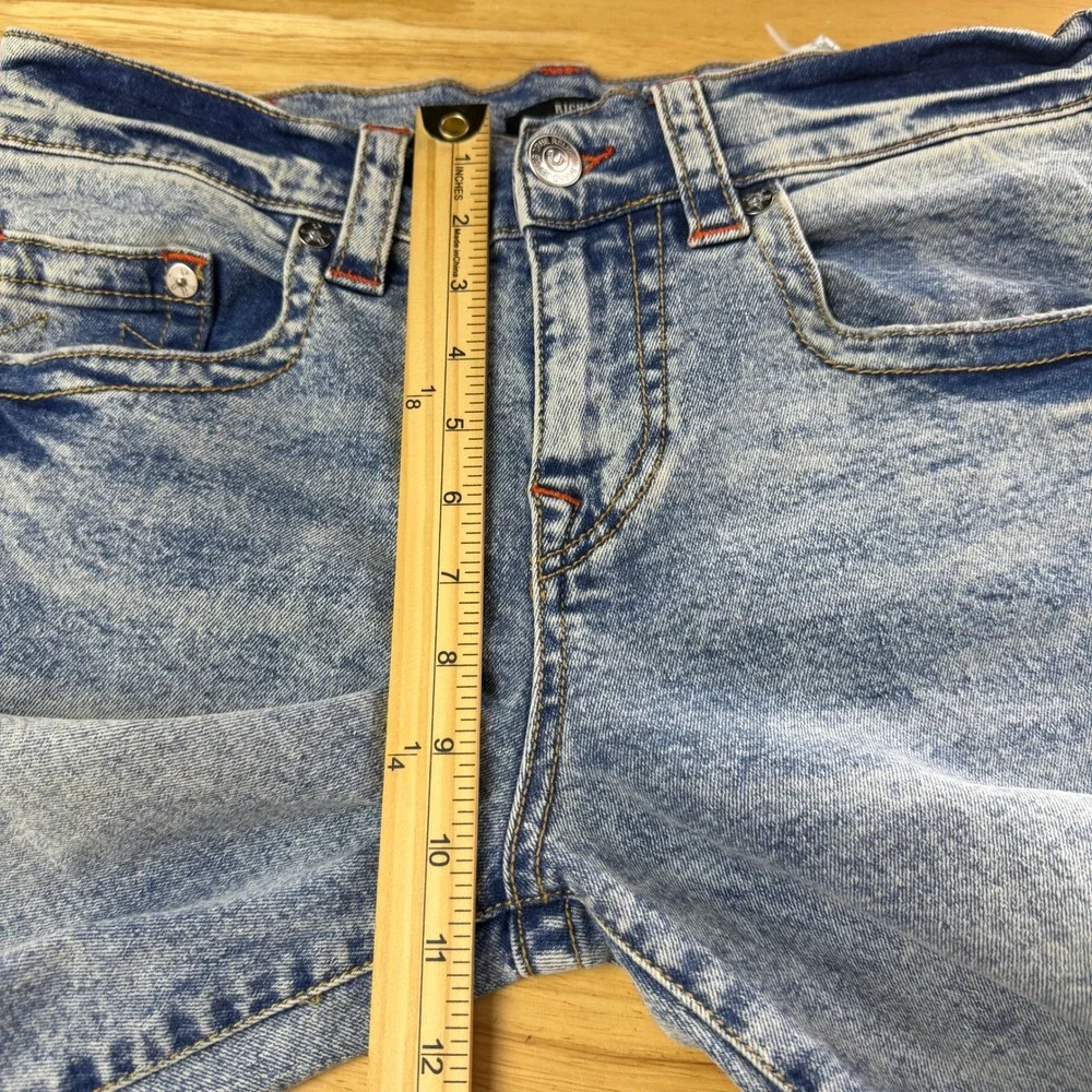 True Religion Ricki Relaxed Straight Jeans Mens 28x32 Blue Acid Wash Denim Y2K
